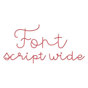 Letras monograma con efecto de puntada a mano, fuente manuscrita, diseños de bordado a máquina, muchos tamaños, desde 1,2 hasta 5,6 pulgadas