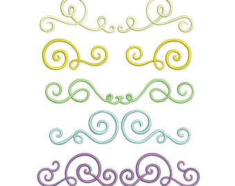 Classy calligraphy monogram border font curl swirl frame signature machine embroidery designs INSTANT DOWNLOAD assorted sizes and formats