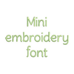 Kleine kleine MINI Stickerei Schrift Maschinenstickerei Designs verschiedene Größen Monogramm Jungen Name Stickerei Kappen Buchstaben Zahlen Satzzeichen