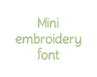 Small little MINI embroidery Font machine embroidery designs assorted sizes monogram boys name embroidery caps letters numbers punctuation