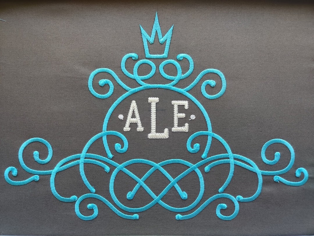 Royal Regal Monogram Frame With Mini Crown for Little Princess Wedding ...