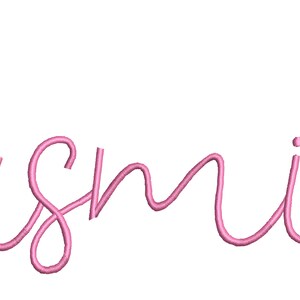 Modern Script Handwritten Cursive Font Alphabet Letters Machine ...