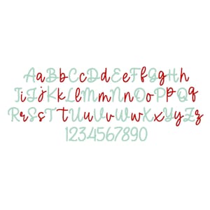 Sweatshirt wedding script handwritten cursive Font satin stitch alphabet machine embroidery designs from 0.6 thru 4 inches, monogram name BX