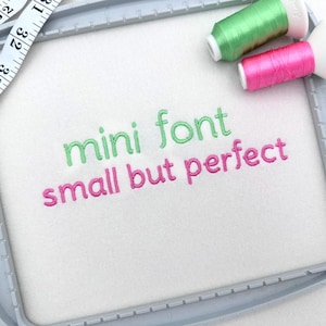 Small little MINI embroidery Font machine embroidery designs assorted sizes monogram boys name embroidery caps letters numbers punctuation