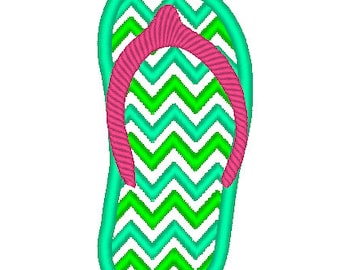 Flip-flop Chevron monogram BX also ALL other (.pes .hus .dst .vp3 .vip .xxx .exp . jef)  - embroidery monogram embroidery design