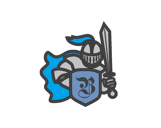 Knight applique designs and MINI font included, machine embroidery applique designs 4x4 5x7 and FONT
