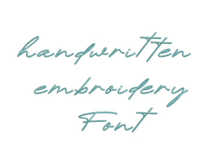 Small Mini handwritten embroidery Font machine embroidery designs assorted sizes 0.5 to 3.4 inch monogram caps letters numbers punctuation