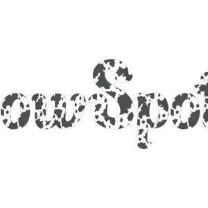 Cow Spots Cowgirl Script Handwritten Cursive Font Alphabet Machine ...