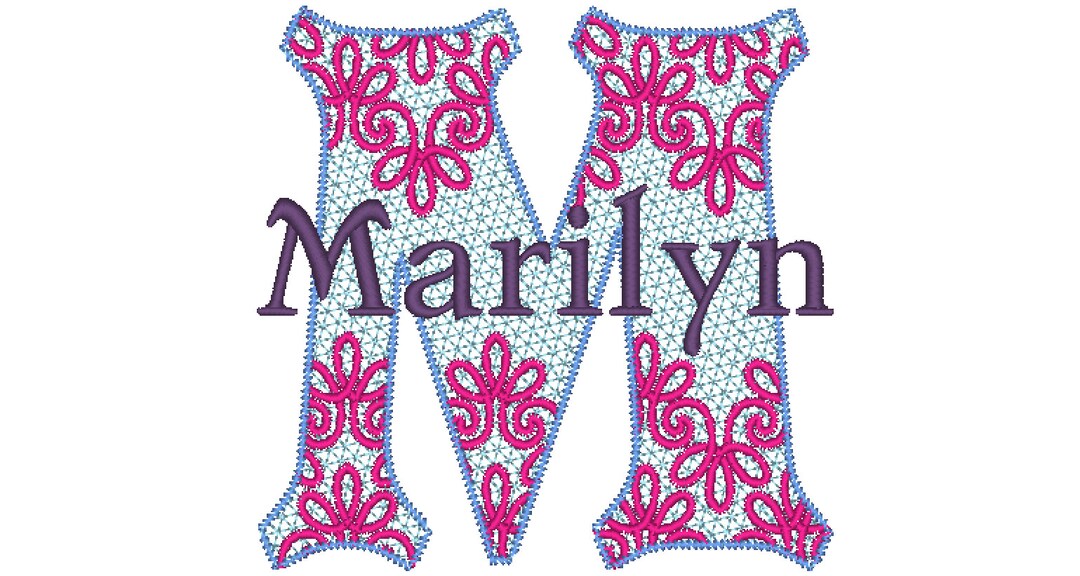Frozen Lacy Lace Alphabet FONT Swirl Curl Letter Princess Girl Monogram