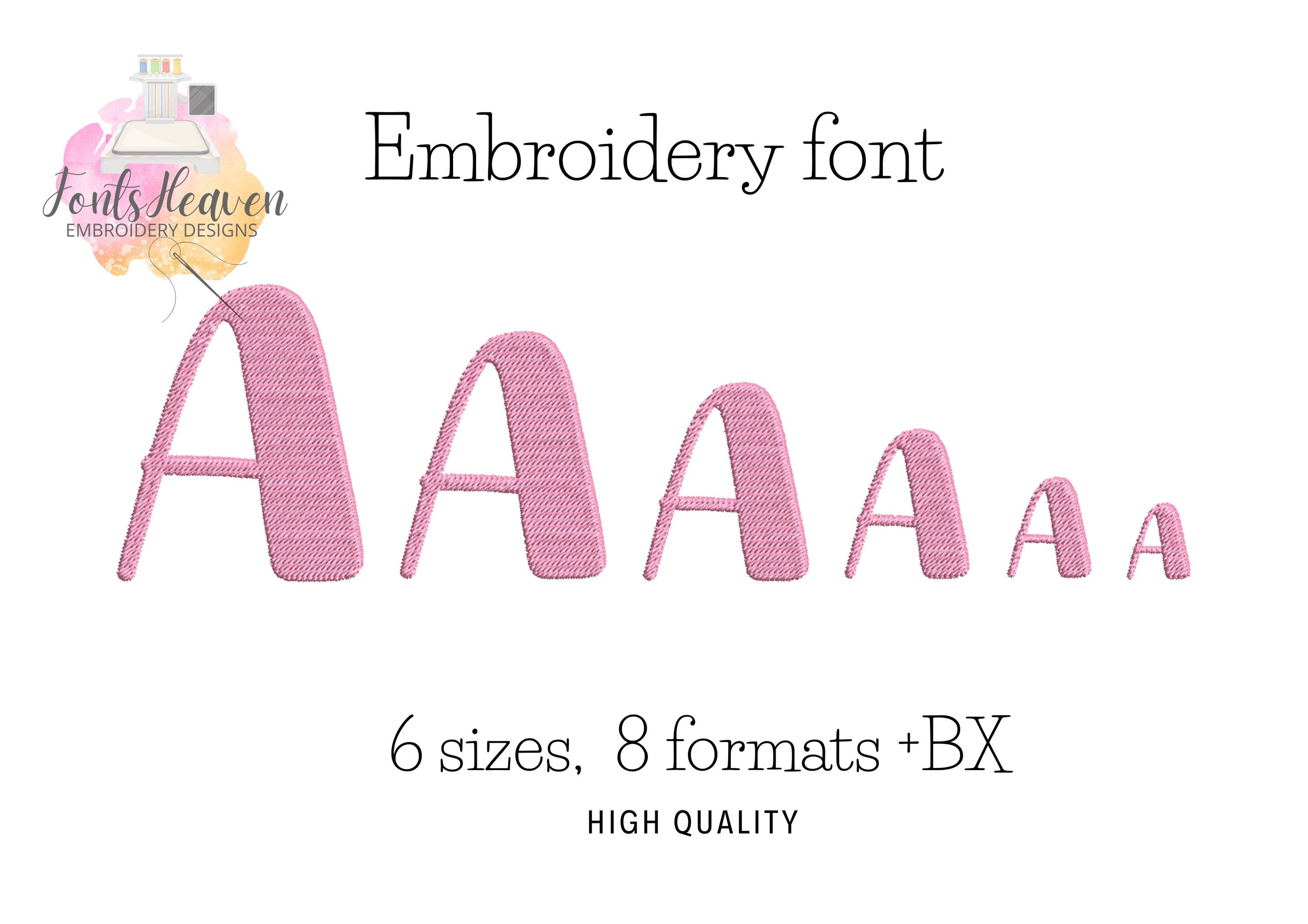 Vintage Retro Handwritten Type Font Fill Stitch Alphabet Letters ...