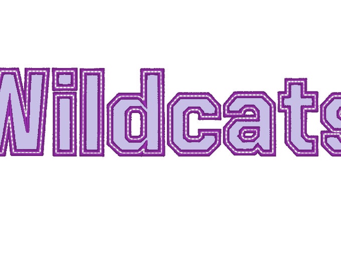 BLOCK Sport collegiate block applique Font machine embroidery designs assorted sizes BX included sport alphabet machine applique designs