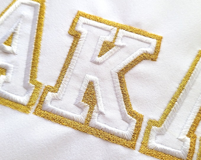 Gorgeous GREEK FONT fill stitch and applique Greek alphabet Alpha Beta Gamma Theta applique machine embroidery designs monogram letters, BX