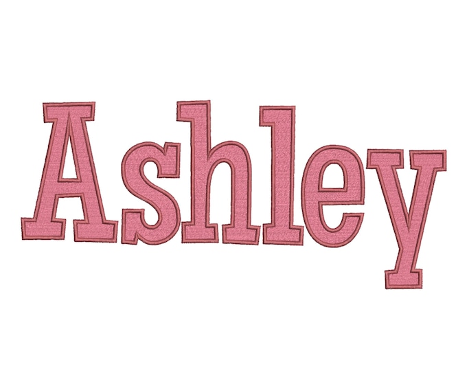 Awesome fill stitch and outline Font alphabet machine embroidery designs sizes from 1.5 thru 4 inches kids name monogram BX included