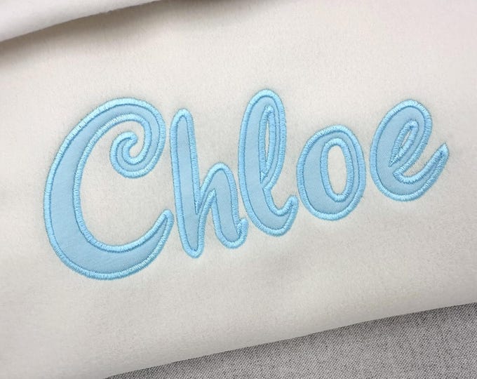 Handwritten Calligraphy monogram Font applique satin stitch outline machine embroidery designs alphabet sizes 2 up to 4.6 inches BX