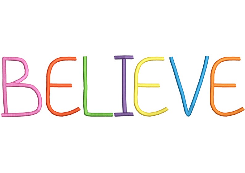 Handwritten Thin Font Alphabet Letters Machine Embroidery Etsy