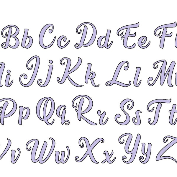 Free Embroidery Fonts Pes Etsy