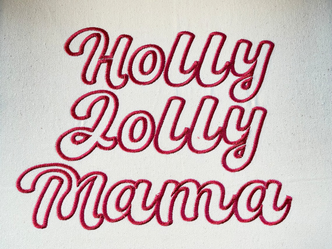 Retro Outline Script Handwritten Cursive Font Alphabet Letters Machine ...