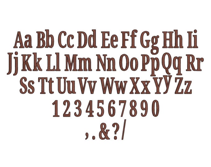 Block Font monogram alphabet with outline machine embroidery designs alphabet letters monogram sizes from 1 thru 4 inches, BX included