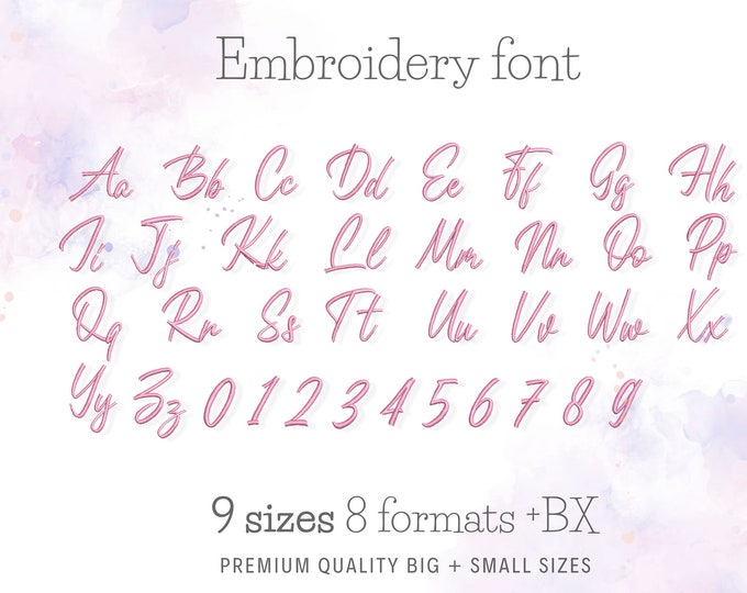 Modern script handwritten cursive Font alphabet letters machine embroidery designs in many sizes 1 thru 7 inches, Mama sweatshirt hoodie, BX