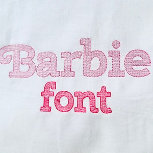 Sketch light stitch Font machine embroidery design school movie alphabet 6 sizes +BX font girl monogram boy name embroidery quick stitch