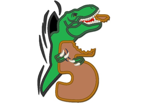 T-rex Cumpleaños número 5 mordido número cinco dinosaurio rex - Etsy México T-rex Cumpleaños número 5 mordido número cinco dinosaurio rex - Etsy México