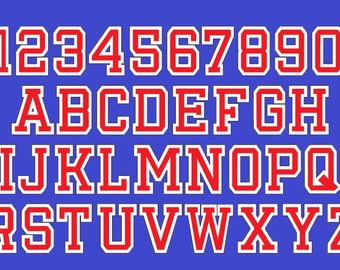 Dos contornos de puntada de contorno de frijol Mini Sport Collegiate varsity Block applique Diseños de bordado a máquina de fuente Diseño de aplique de borde abierto BX