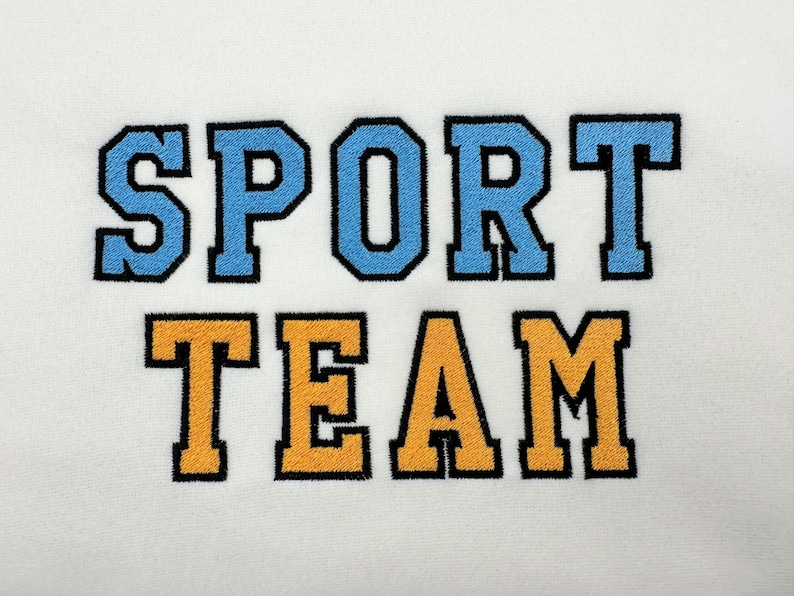 High school varsity collegiate block mini FONT fill stitch machine embroidery designs sizes 0.5 up to 4 inches sport alphabet monogram by FontsHeraven embroidery format BX PES HUS JEF EXP DST VIP VP3 XXX instant download
