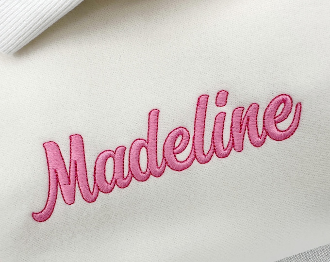 Delicate Font satin stitch with bean stitch outline machine embroidery designs handwritten Alphabet Monogram small sizes 1 up to 3.1 inch BX