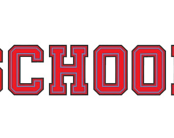 BIG Double outline Athletic Sport High School Team Players FONT Applique machine embroidery designs alphabet Varsity Collegiate Block Font