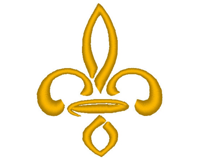 Fleur de lis tribal design, many mini sizes (.pes .hus .dst .vp3 .vip .xxx .exp .jef) - embroidery fill stitch embroidery designs