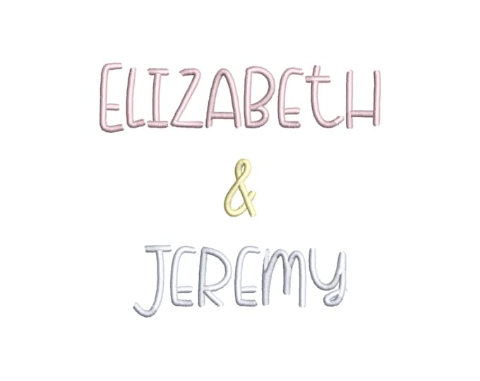 Best script hand written, cursive Font alphabet machine embroidery designs from 0.3 " thru 4.4 ", monogram BX