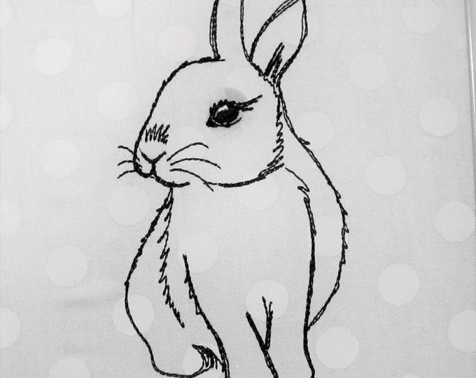 Easter bunny rabbit sketch cute urban silhouette embroidery design simply easter embroidery designs assorted sizes
