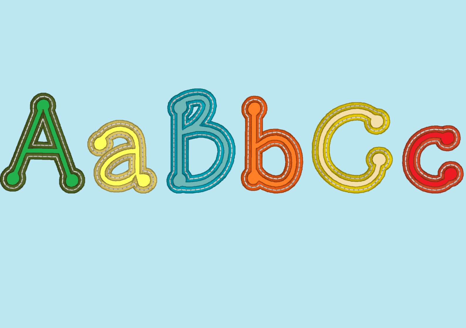 Dots Applique Font Machine Embroidery Applique Designs in Etsy