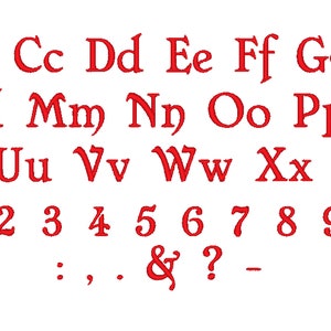 Christmas font machine embroidery design fairytale magic font alphabet multiple sizes 0.5&quot; 1&quot; 1.5&quot; 1.7&quot; 2&quot; mini font alphabet, BX included
