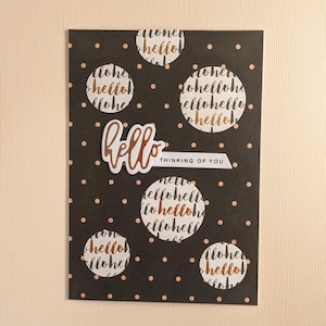 Just Because Card -  Thinking of You with Personalised Envelope