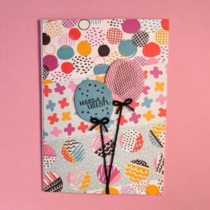 Birthday Card - Make a Wish with Personalised Envelope