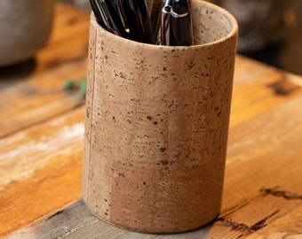 Cork Pen Desk Holder