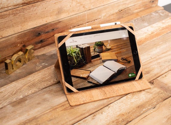 Handmade Cork iPad Case: 10th Generation, Apple Pencil Holder
