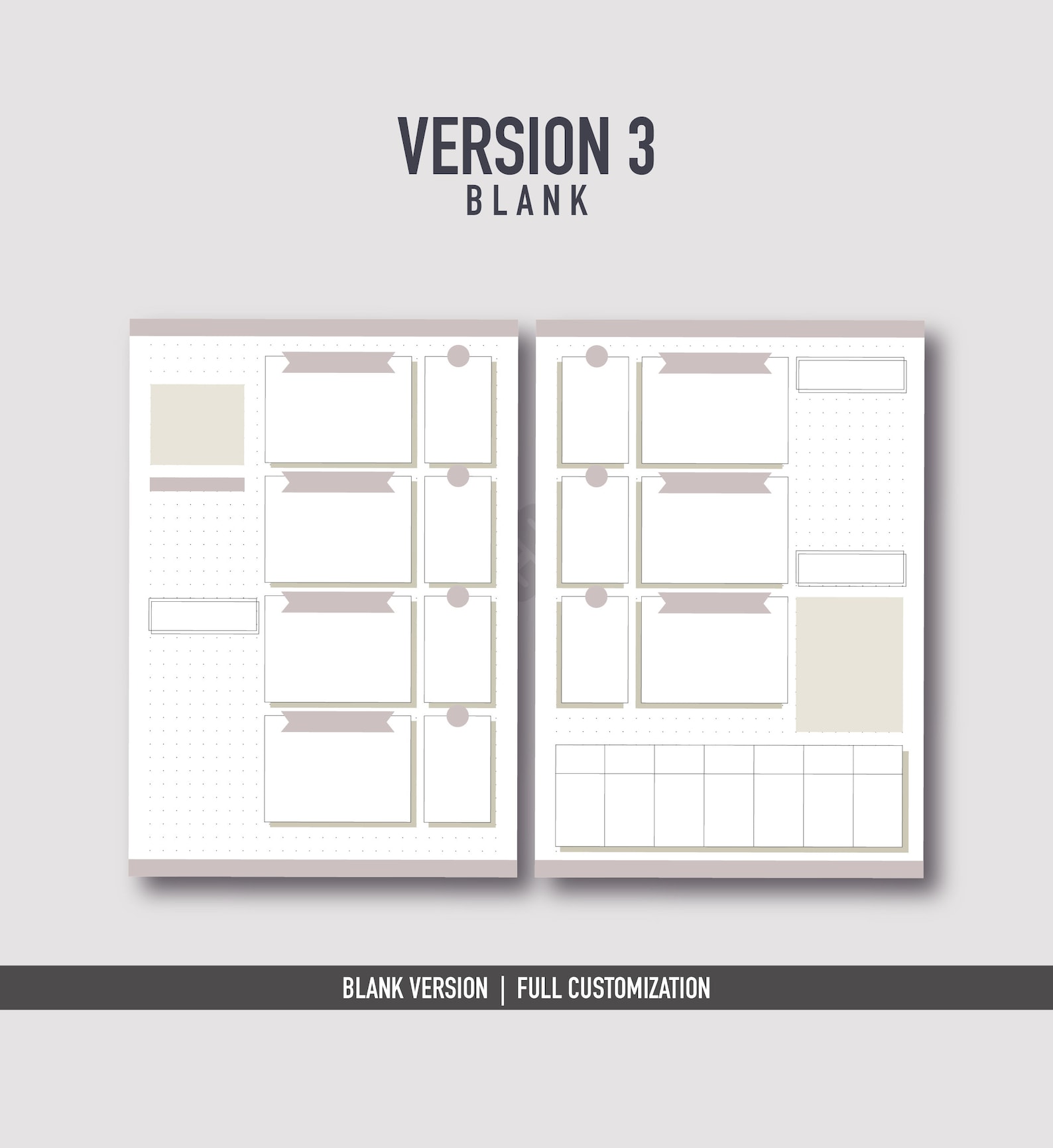 Bullet Journal Weekly Printable | Bullet Journal Weekly Layout | A5 ...
