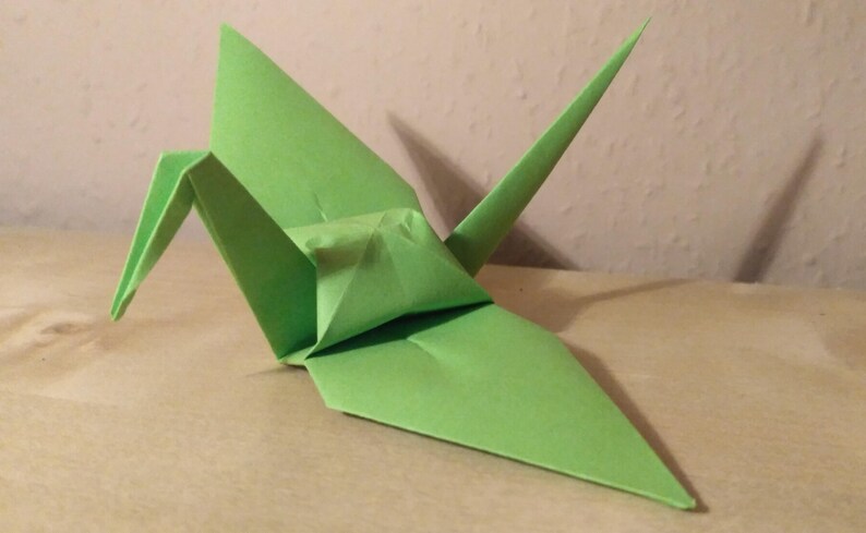 Grüne Kran Grünen Origami Kranich Hochzeit Kran Origami Hochzeit Kran Festlegen Von 100 Hochzeit Kran Origami Handgemachte Kran Hochzeit