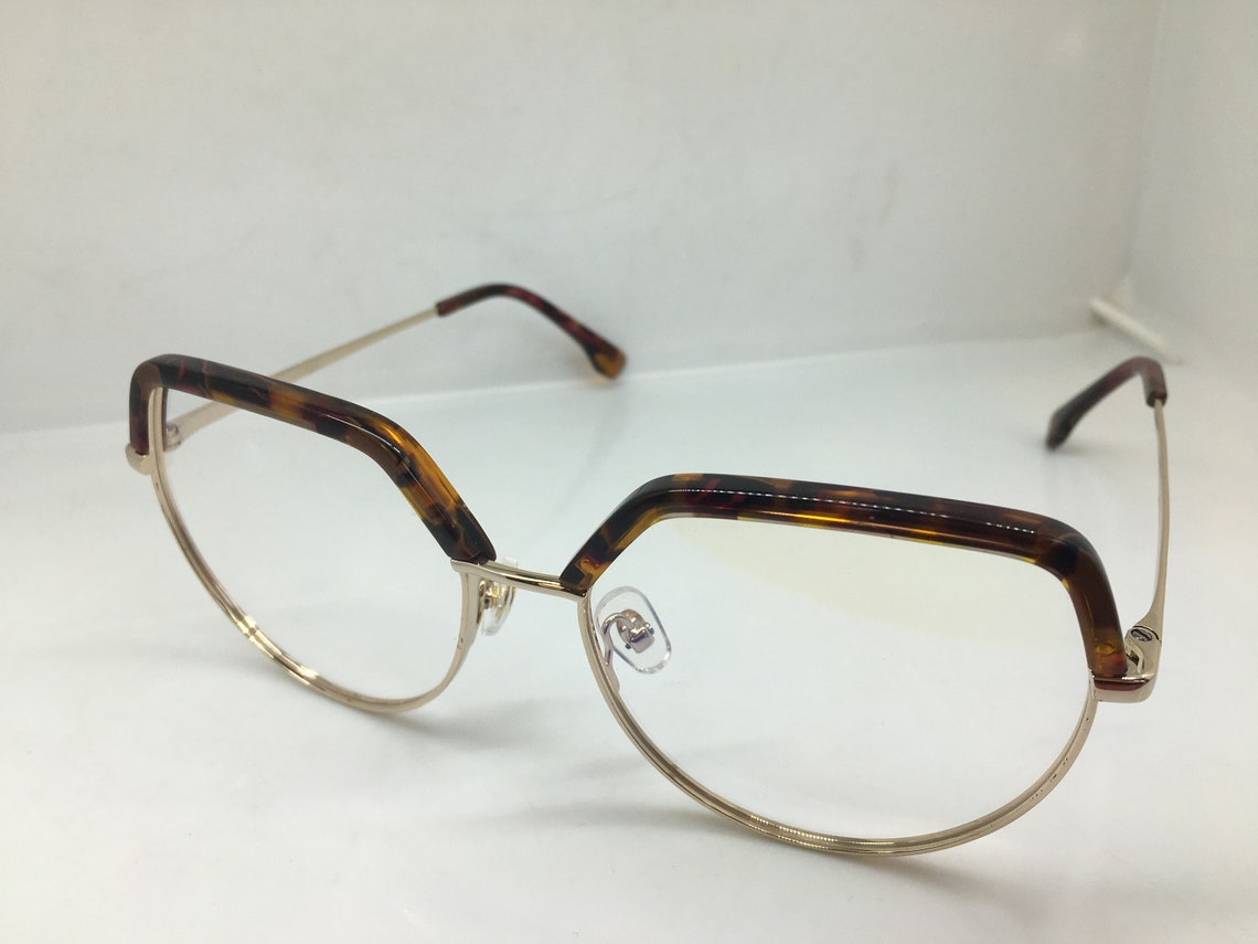 Vintage Woman Gold Eyeglasses Sunglasses Frame N.O.S | Etsy