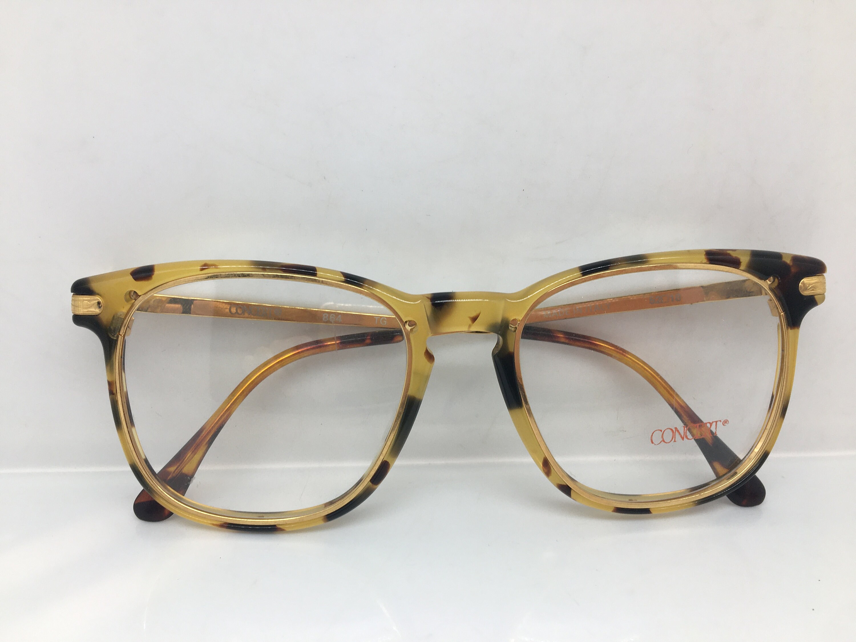 CONCERT Handmade Tortoise Keyhole Bridge Eyeglasses Frame Etsy