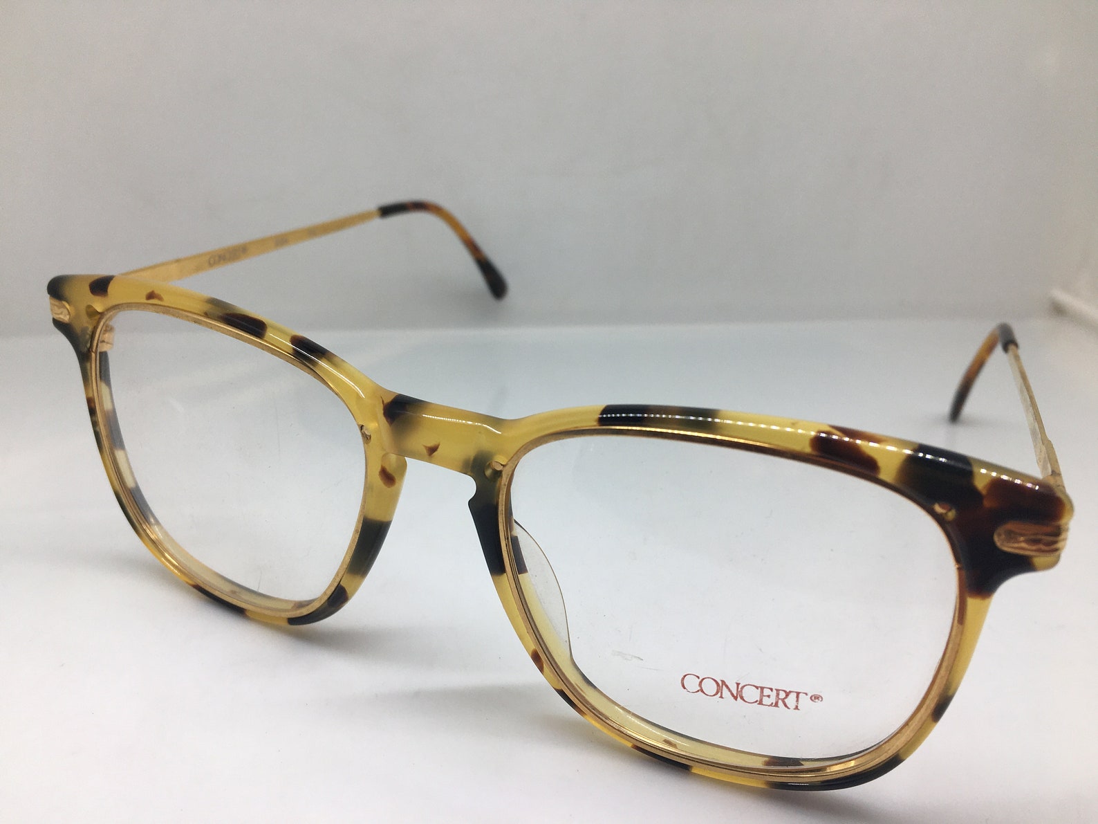 CONCERT Handmade Tortoise Keyhole Bridge Eyeglasses Frame Etsy