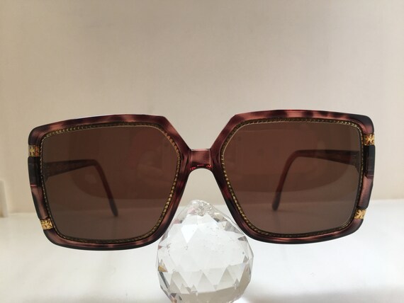 Vintage 80s TED LAPIDUS TL1510 Woman Big Eyewear S