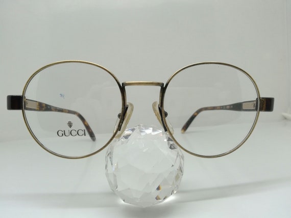 Vintage 80s Gucci GG 2331 Round 