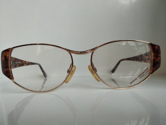 Vintage 80s PACO RABANNE Woman Eyelgass Frame Par