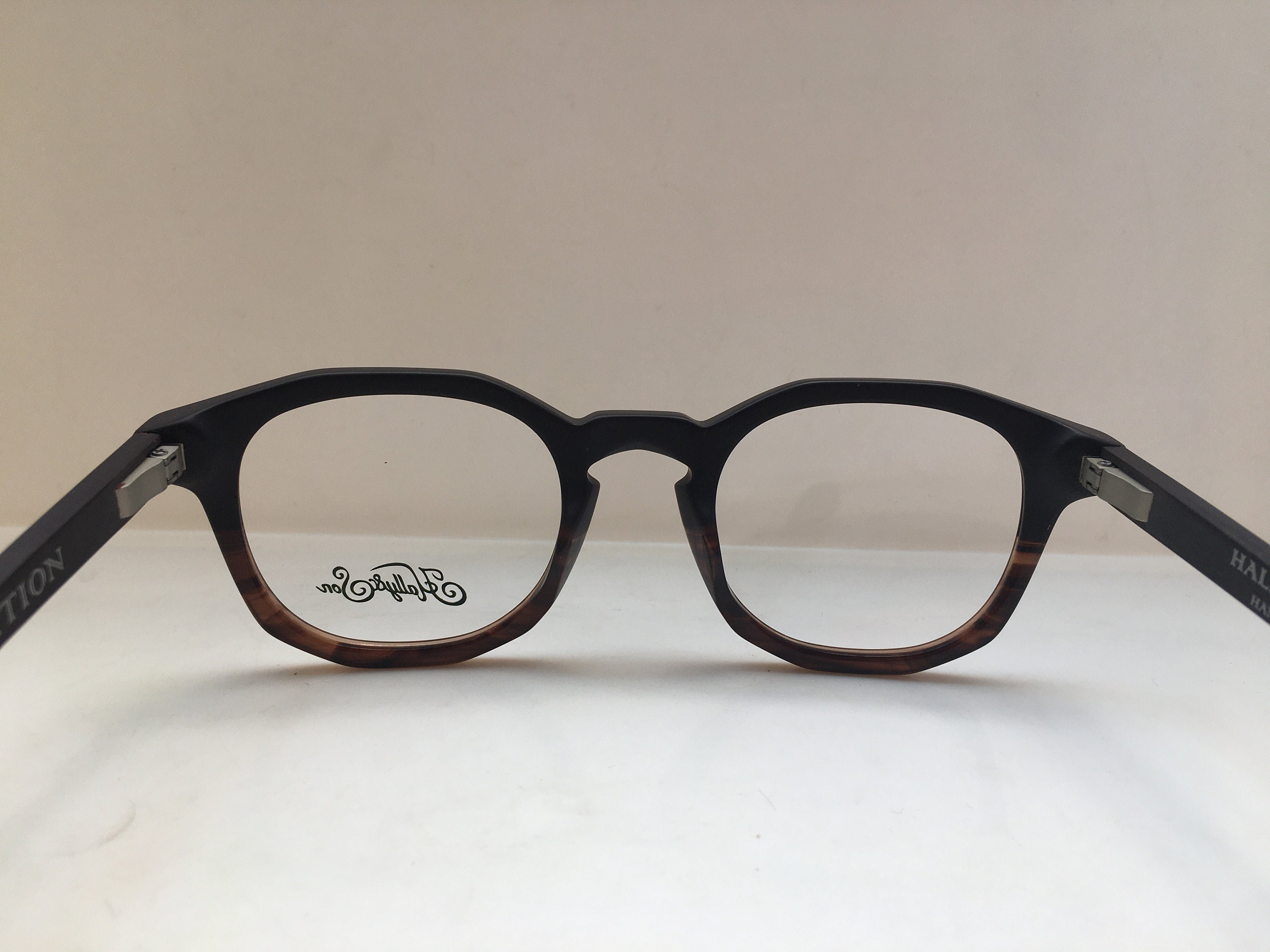 Handmade Acetate Hally & Son Keyhole Bridge Eyeglasses Etsy