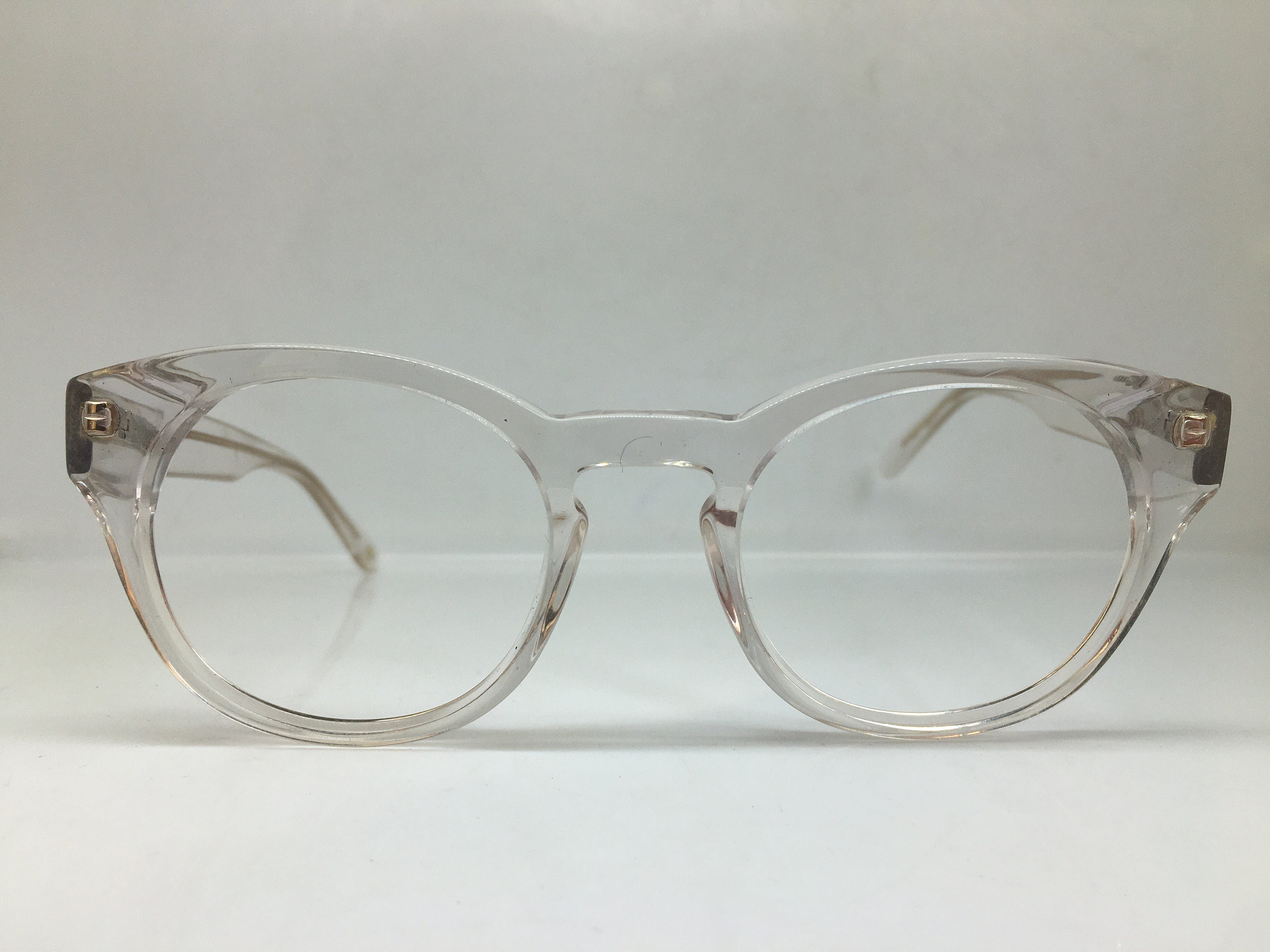 Handmade Clear Acetate Keyhole Bridge Eyeglasses Frame New | Etsy