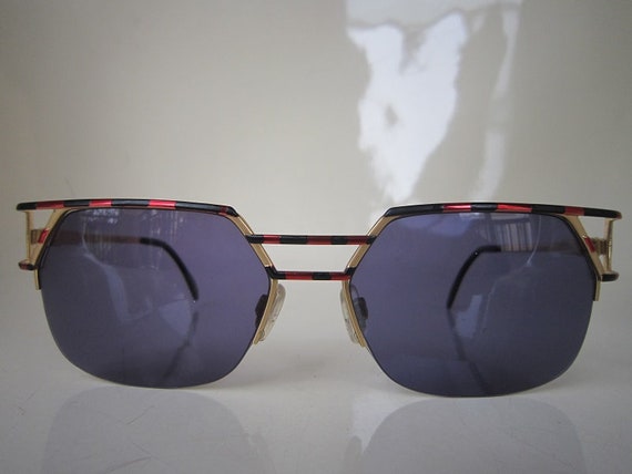 Vintage 80s CAZAL Mod 248 Gold Sunglasses Germany