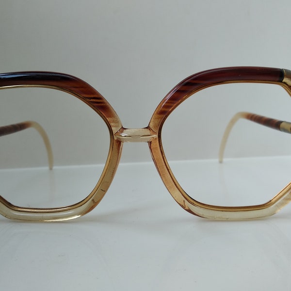 Vintage 80s Ted Lapidus Woman Oversized Eyewear France